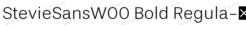 StevieSansW00 Bold Regula字体转换